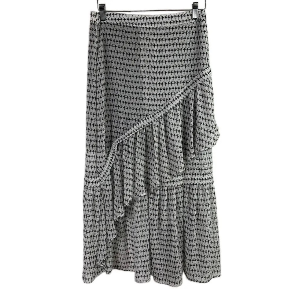 Lapis Anthropology Womens Mid Length Ballet Dancer Pattern Layered Skirt Size M